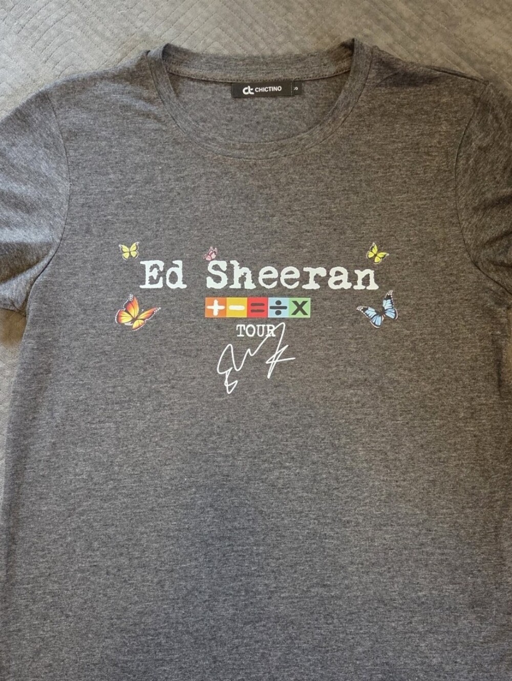 Womens Gray Tour Tee - Official Tour Merch - Picture 6 of 8